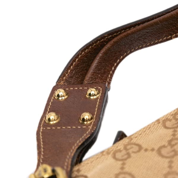 Pre-owned Gucci GG Canvas Crossbody Brown
