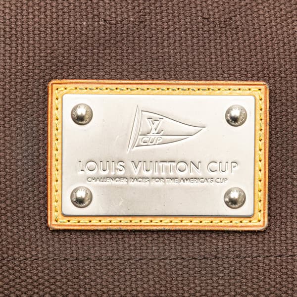 Pre-owned Louis Vuitton Toile Antigua Besace LV Cup Messenger PM Brown