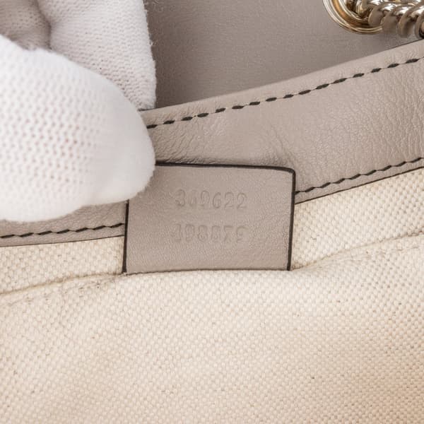 Pre-owned Gucci Mini Guccissima Emily Crossbody Gray
