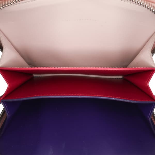 Pre-owned Ferragamo Vara Leather Bow Crossbody Pink