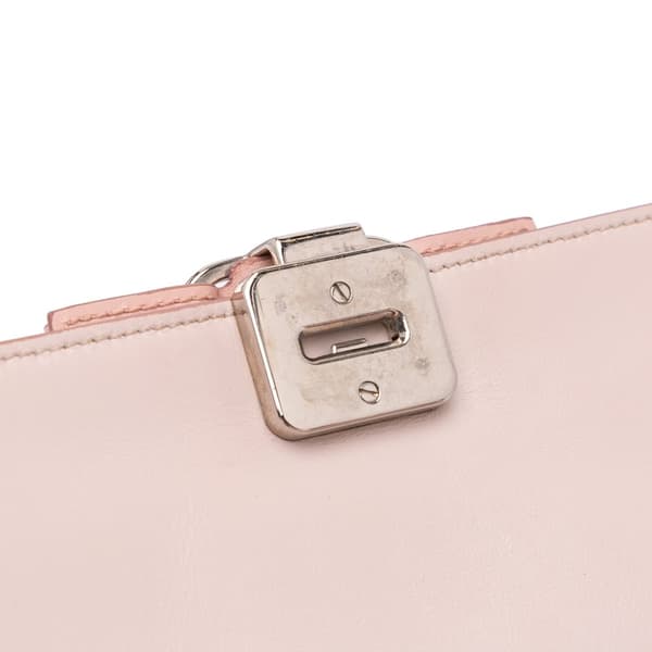 Pre-owned Ferragamo Vara Leather Bow Crossbody Pink