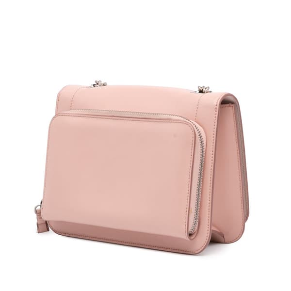 Pre-owned Ferragamo Vara Leather Bow Crossbody Pink