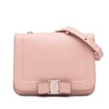 Miniatyrbild 1 av 10: Pre-owned Ferragamo Vara Leather Bow Crossbody Pink