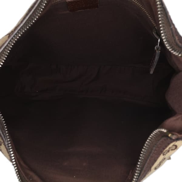 Pre-owned Gucci GG Canvas Crossbody Brown