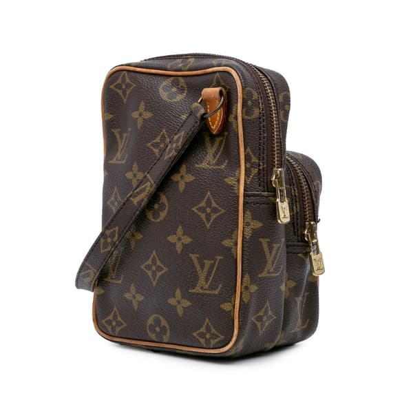Pre-owned Louis Vuitton Monogram Mini Amazone Brown