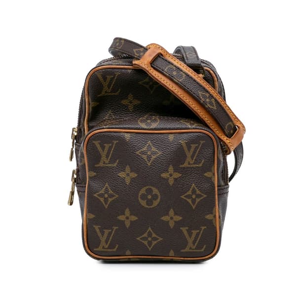 Pre-owned Louis Vuitton Monogram Mini Amazone Brown