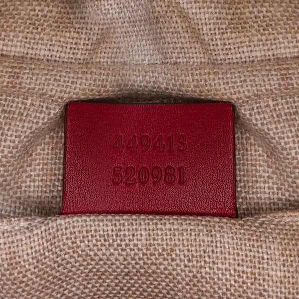 Pre-owned Gucci Microguccissima Bree Crossbody Red