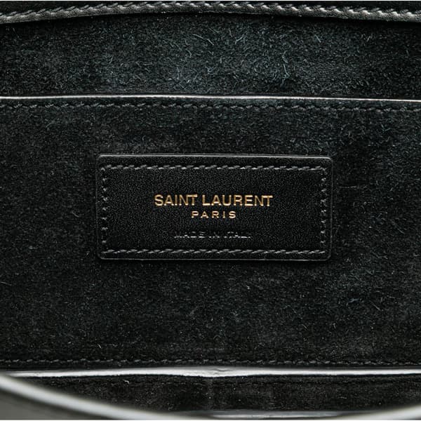 Pre-owned Saint Laurent Small Calfskin Dylan Crossbody Black