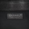 Miniatyrbild 6 av 10: Pre-owned Chanel Quilted Iridescent Caviar Lady Pearly Flap Black