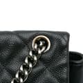 Miniatyrbild 10 av 10: Pre-owned Chanel Quilted Iridescent Caviar Lady Pearly Flap Black