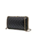 Pikkukuva 2 / 9: Pre-owned Chanel Quilted Lambskin Studded Chain Around Clutch with Chain Black
