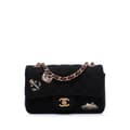 Pikkukuva 1 / 10: Pre-owned Chanel Mini Rectangular Classic Jersey Sailor Single Flap Blue