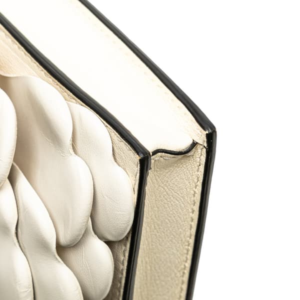 Pre-owned Valentino Nappa Atelier 03 Rose Edition Messenger Bag White