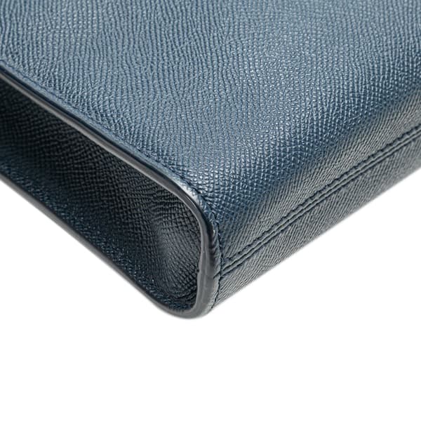 Pre-owned Bvlgari Leather Crossbody Blue