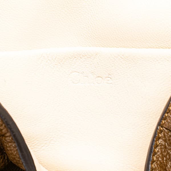 Pre-owned Chloé Small Leather Elsie Crossbody Brown