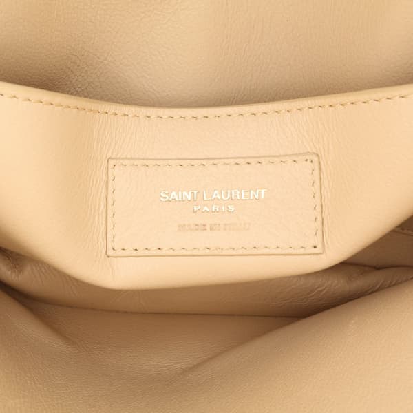 Pre-owned Saint Laurent Medium Quilted Suede Monogram Solferino Crossbody Brown