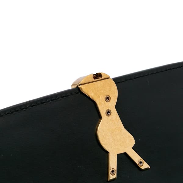 Pre-owned Saint Laurent Small Tweed Solferino Crossbody Black