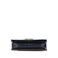 Miniatyrbild 3 av 10: Pre-owned Chanel Medium Quilted Calfskin Octagon CC Clasp Flap Blue