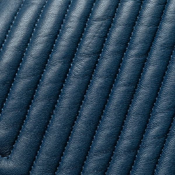 Pre-owned Chanel Old Medium Chevron Lambskin Boy Flap Blue