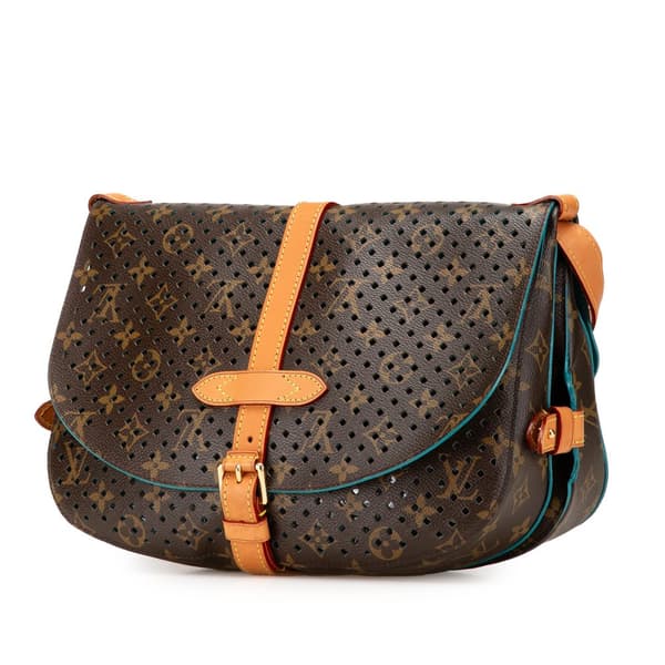 Pre-owned Louis Vuitton Monogram Sofia Coppola Flore Saumur Brown