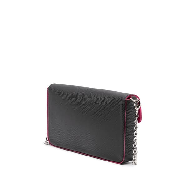 Pre-owned Louis Vuitton Epi Pochette Felicie Black