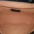 Miniatyrbilde 4 av 10: Pre-owned Gucci Mini GG Marmont Matelasse Leather Torchon Flap Crossbody Brown