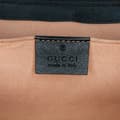 Miniatyrbilde 5 av 10: Pre-owned Gucci Mini GG Marmont Matelasse Leather Torchon Flap Crossbody Brown