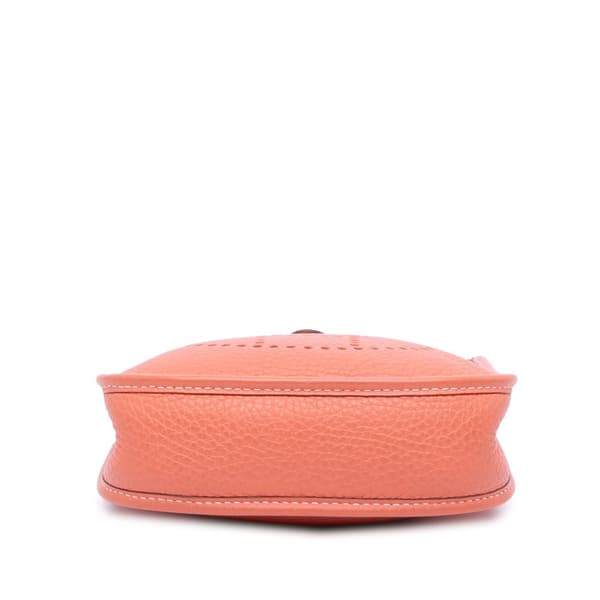 Pre-owned Hermès Clemence Evelyne TPM Orange