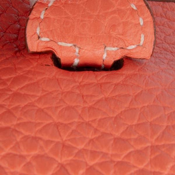 Pre-owned Hermès Clemence Evelyne TPM Orange