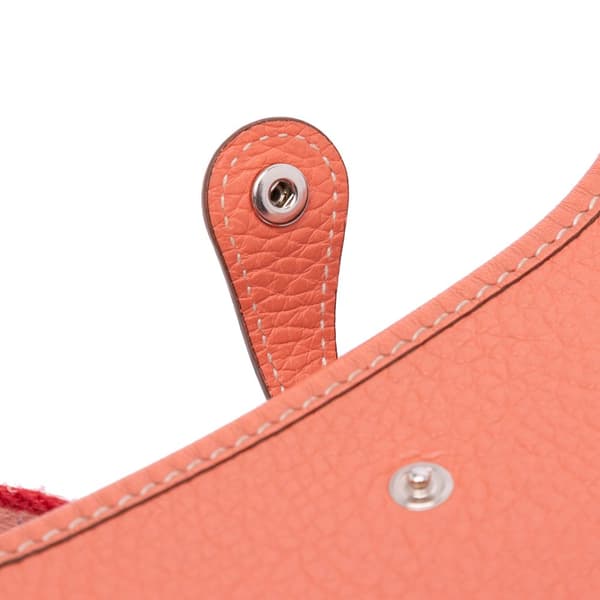 Pre-owned Hermès Clemence Evelyne TPM Orange