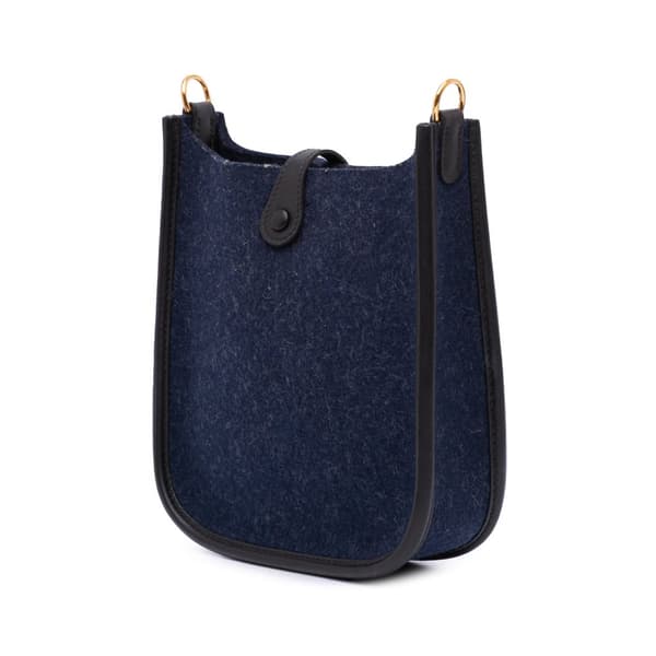 Pre-owned Hermès Feutre and Swift Evelyne TPM Blue