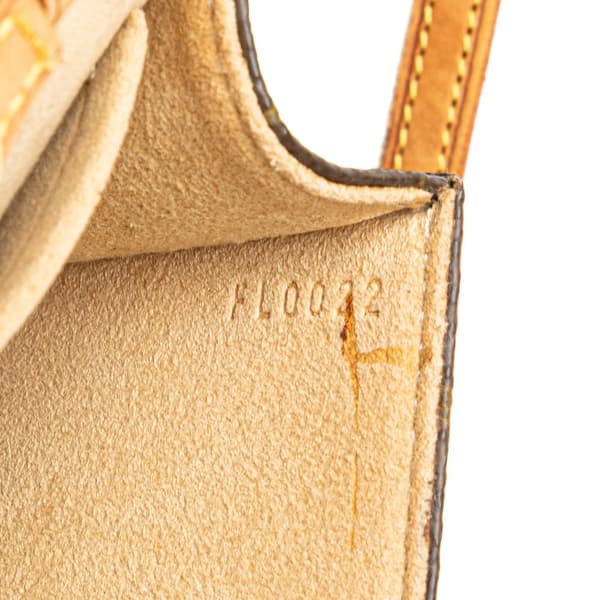 Pre-owned Louis Vuitton Monogram Pochette Twin GM Brown
