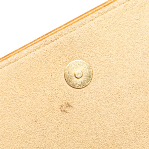 Pre-owned Louis Vuitton Monogram Pochette Twin GM Brown