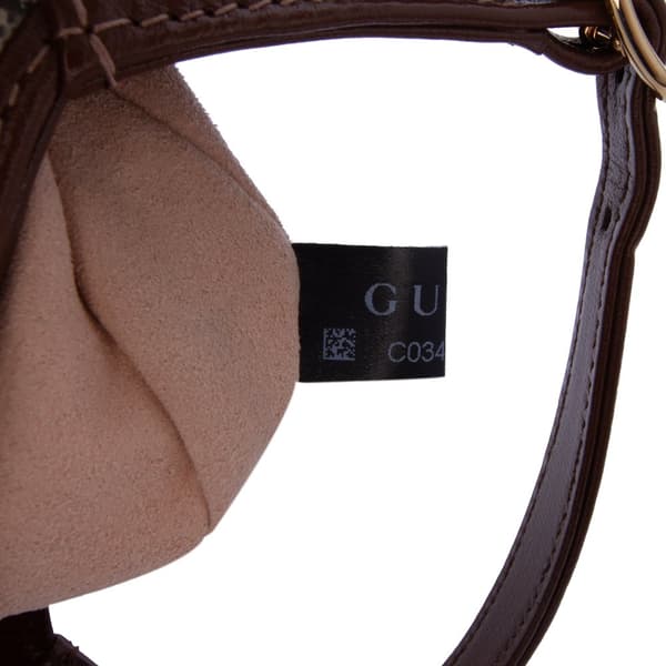 Pre-owned Gucci Mini GG Supreme Jackie 1961 Crossbody Brown