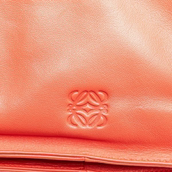Pre-owned LOEWE Nappa Flamenco Tassel 22 Crossbody Red
