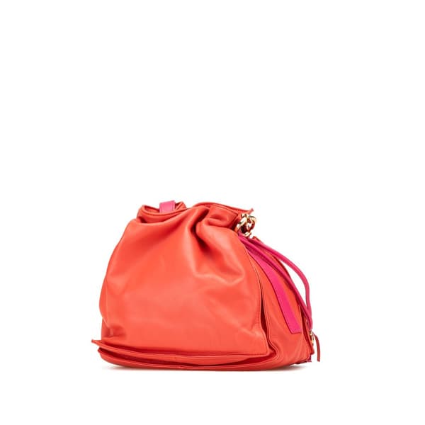 Pre-owned LOEWE Nappa Flamenco Tassel 22 Crossbody Red