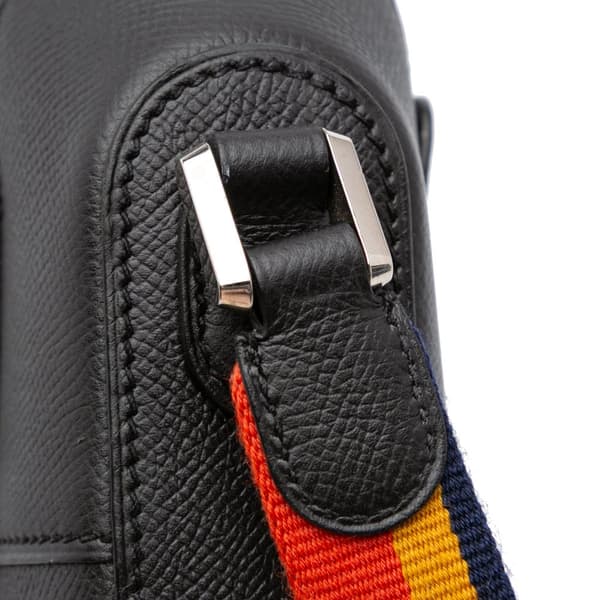Pre-owned Hermès Epsom Octogone 23 Black