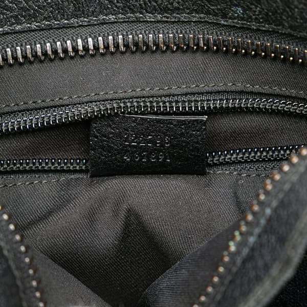 Pre-owned Gucci GG Canvas Crossbody Black