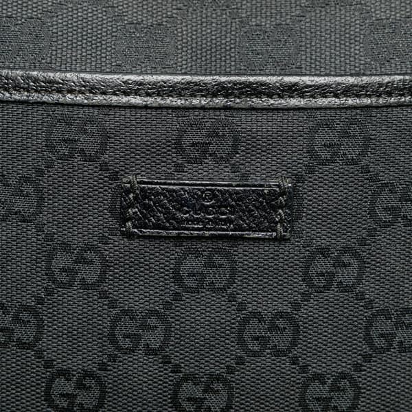 Pre-owned Gucci GG Canvas Crossbody Black