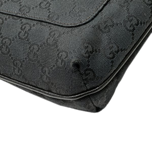 Pre-owned Gucci GG Canvas Crossbody Black
