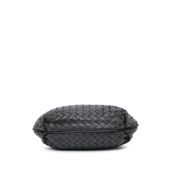 Pre-owned Bottega Veneta Nappa Intrecciato Crossbody Black