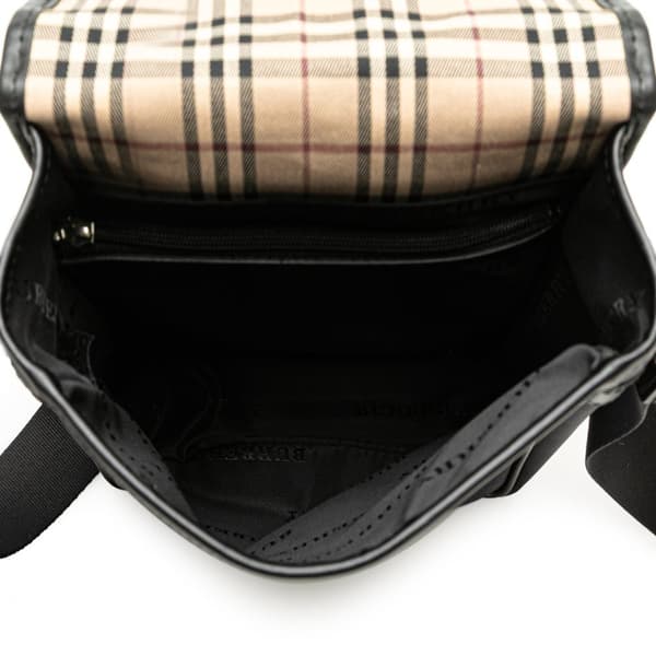Pre-owned Burberry Nylon Crossbody Black