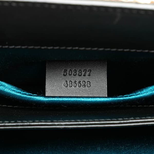 Pre-owned Gucci Small Suede Ophidia Chain Crossbody Red