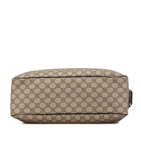 Pre-owned Gucci GG Supreme Crossbody Brown