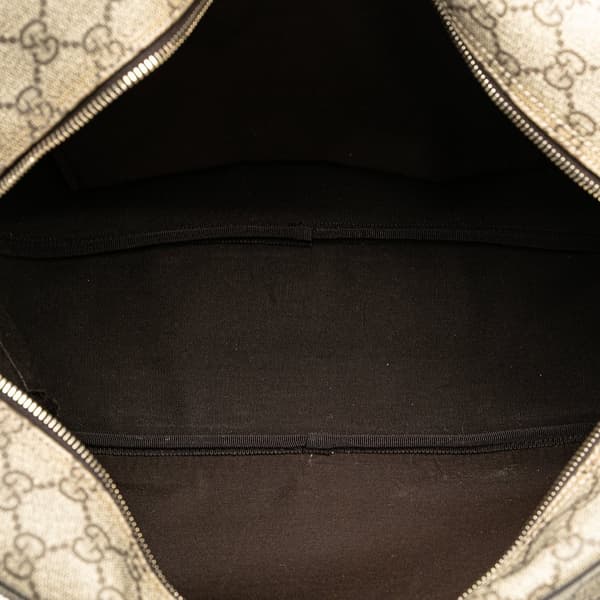 Pre-owned Gucci GG Supreme Crossbody Brown