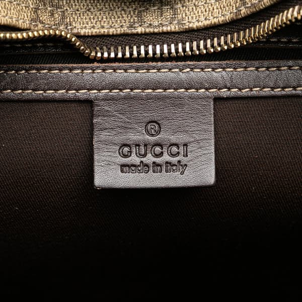 Pre-owned Gucci GG Supreme Crossbody Brown