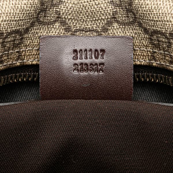 Pre-owned Gucci GG Supreme Crossbody Brown