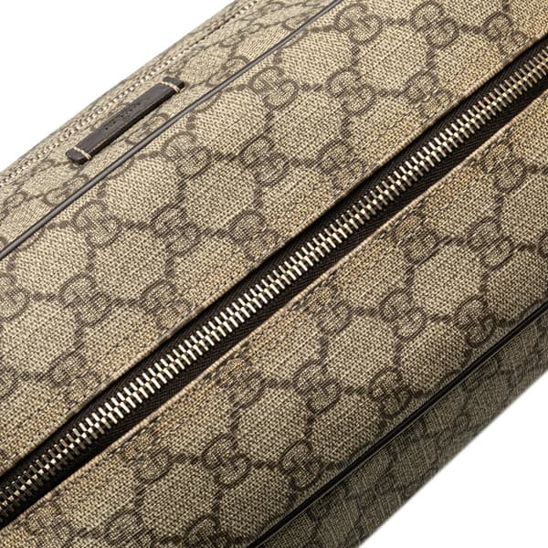 Pre-owned Gucci GG Supreme Crossbody Brown