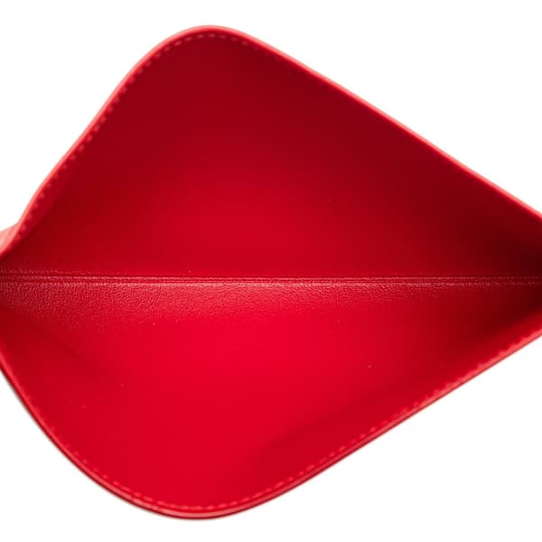 Pre-owned Louis Vuitton Monogram Vernis Pochette Felicie Red