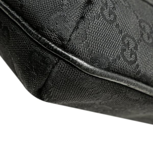 Pre-owned Gucci GG Canvas Crossbody Black
